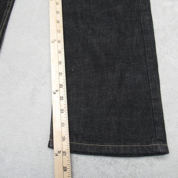 Levis 550 Jeans Women 14 Dark Wash 27x27 Relaxed Regular Cobra Straight Bootcut - Picture 15 of 16